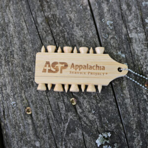 ASP Bamboo Golf Tee Keychain